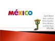 Presentations 'Meksikas kultūra', 1.