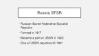 Presentations 'State succession- USSR to Russia', 5.