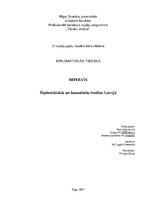 Research Papers 'Diplomātiskās un konsulārās tiesības Latvijā', 1.