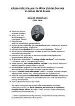 Summaries, Notes 'Kārlis Mīlenbahs un Jānis Endzelīns par valodas izcelšanos', 1.