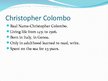 Presentations 'Christopher Colombo', 2.