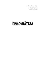 Essays 'Demokrātija', 1.
