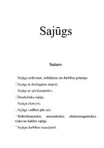 Summaries, Notes 'Sajūgs', 1.