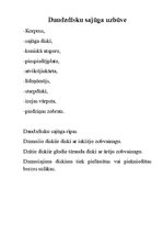 Summaries, Notes 'Sajūgs', 21.