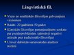 Presentations 'Lingvistiskā filosofija', 2.