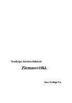 Research Papers 'Tradīcijas latviešu folklorā - Ziemassvētki', 10.