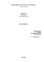 Research Papers 'Gerard Debreu', 1.