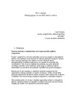 Essays 'Speciālā un iekļaujošā izglītība - 5 diskusijas + Iekļaujošās izglītības pedagog', 1.