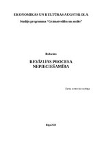 Research Papers 'Revīzijas procesa nepieciešamība', 1.