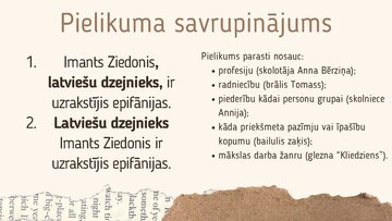 Presentations 'Savrupinājumi', 6.