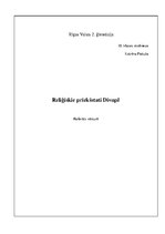 Research Papers 'Reliģiskie priekšstati Divupē', 1.