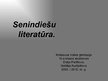 Presentations 'Senindiešu literatūra', 1.