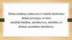 Presentations 'Skolotāja pedagoģiskās darbības ētika', 5.