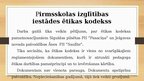 Presentations 'Skolotāja pedagoģiskās darbības ētika', 18.