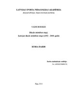 Summaries, Notes 'Džudo attīstības etapi. Latvijas džudo attīstības etaps (1992.-2009.gads)', 1.
