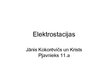 Presentations 'Elektrostacijas', 1.