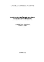 Research Papers 'Ēdināšanas uzņēmuma sanitāri - higiēniskais novērojums', 1.