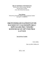 Term Papers 'Ekonomiskais salīdzinājums daudzstāvu daudzdzīvokļu dzīvojamo ēku nosošo konstru', 1.