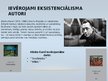 Presentations 'Eksistenciālisms literatūrā un filosofijā', 8.