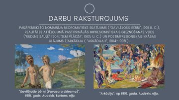 Presentations 'Tēlotājmāksla 19.gadsimtā Latvijā. Janis Rozentāls', 9.