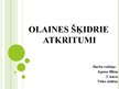 Presentations 'Olaines šķidrie atkritumi', 1.