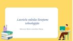 Presentations 'Latviešu valodas lietojums tehnoloģijās', 1.