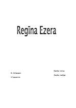 Research Papers 'Regīna Ezera', 1.