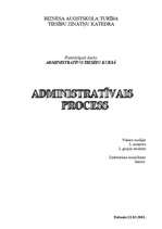 Summaries, Notes 'Administratīvais process', 1.