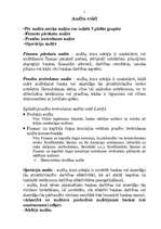 Summaries, Notes 'Audita veidi', 1.