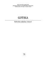 Research Papers 'Gotikas māksla', 1.