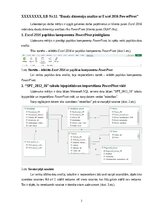 Summaries, Notes 'Daudz dimensiju analīze ar Excel 2016 PowerPivot', 1.