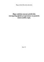 Research Papers 'Rīgas mākslas muzeju piedāvātās muzejpedagoģiskās programmas un jauniešu ieinter', 1.
