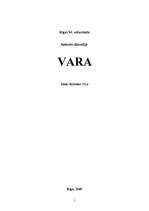 Research Papers 'Vara', 1.