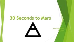 Presentations 'Grupa "30 Seconds to Mars"', 1.