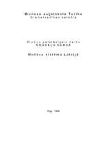 Research Papers 'Nodevu sistēma Latvijā ', 1.