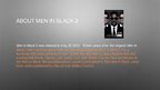Presentations 'A Review of a Movie "Man in Black 3"', 2.