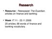 Practice Reports 'Linguistic Peculiarities in English for Finance and Banking: Usage of French Bor', 8.