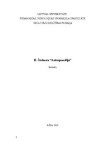 Research Papers 'Antroposofija', 1.