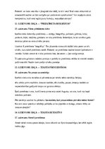 Summaries, Notes 'Literatūra – lasīšana, izpratne un radošā domāšana', 14.