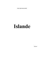 Essays 'Islande', 1.