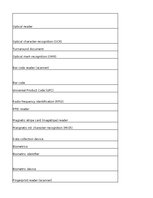 Summaries, Notes 'Discovering computers - input devices - glossary', 5.