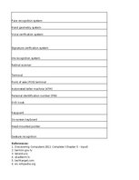 Summaries, Notes 'Discovering computers - input devices - glossary', 6.