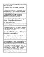 Summaries, Notes 'Discovering computers - input devices - glossary', 9.