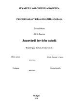 Research Papers 'Jaunvārdi latviešu valodā', 1.