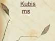 Presentations 'Kubisms', 1.