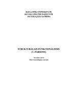 Research Papers 'Strukturālais funkcionālisms (T.Pārsons)', 1.