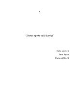 Research Papers 'Ziemas sporta veidi Latvijā', 1.