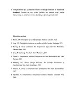 Summaries, Notes 'Temperamenta tipu psiholoģiskais raksturojums un to praktiskā nozīme', 13.