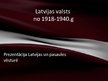 Presentations 'Latvijas valsts no 1918. līdz 1940.gadam, Kārļa Ulmaņa apvērsums', 1.