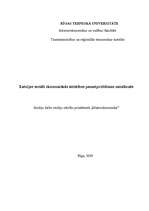 Research Papers 'Latvijas sociāli ekonomiskās attīstības pamatproblēmas mūsdienās', 1.